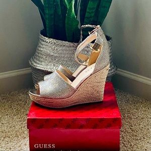 GUESS❓Wedge Sandals Step Out Sparkling ⚡️⚡️